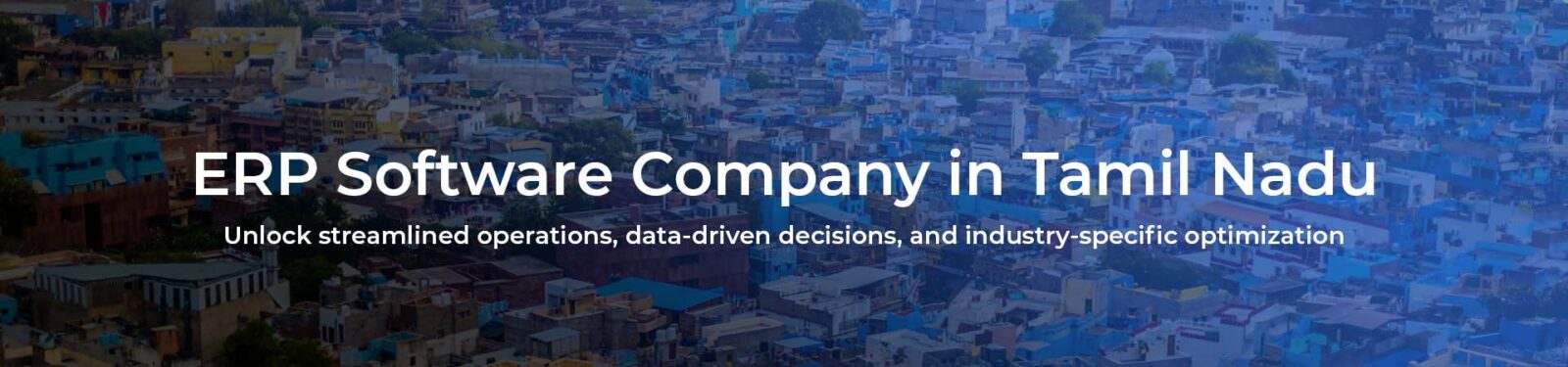 ERP Software Company in Tamilnadu